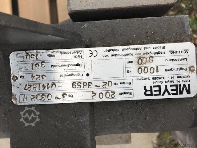 Pressgabeln für Stapler Mayer 