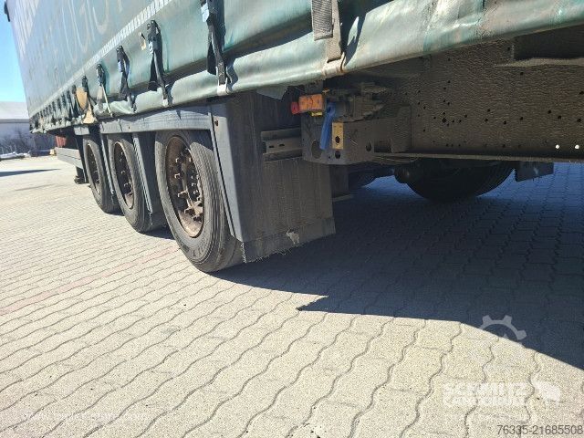 Auflieger mit Pritsche & Plane Schmitz Cargobull Curtainsider Mega