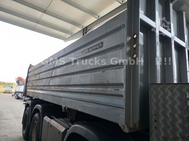 Dreiseitenkipper LKW MAN TGS 35.480 / 8X4 / Meiller Bordmatik