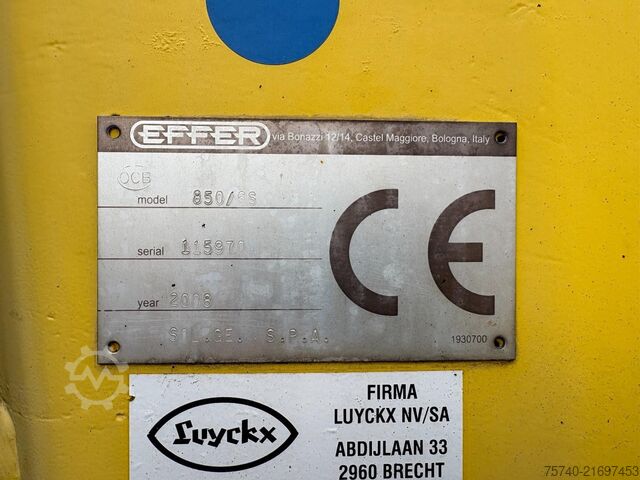 Kranwagen Volvo FH 480 + EFFER 850 + REMOTE