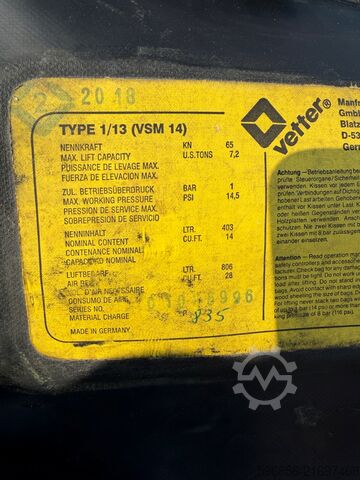 Vetter Typ 1/13 (VSM 14) + Schläuche + Set Vetter Typ 1/13 (VSM 14) + węże + zestaw Vetter Typ 1/13 (VSM 14) + węże + zestaw