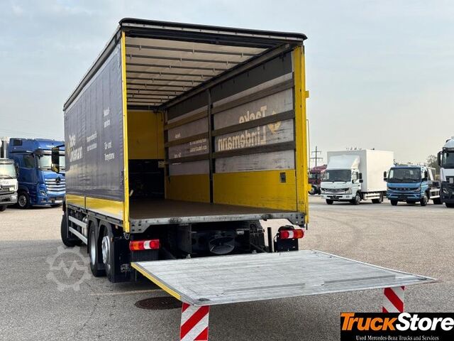 LKW mit Pritsche & Plane  Actros 2533L EDSCHA Curtainsider