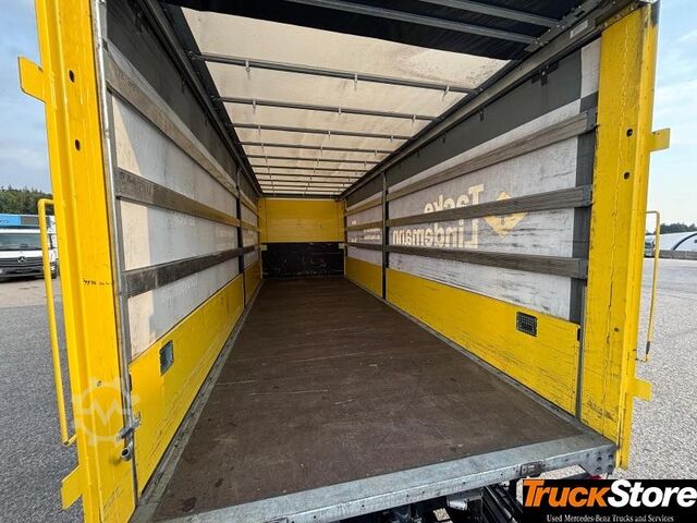 LKW mit Pritsche & Plane  Actros 2533L EDSCHA Curtainsider