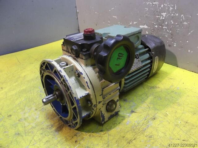 Regelbarer Getriebemotor 0,37 kW 190-1000 U/min MOTOVARIO** TKF/5