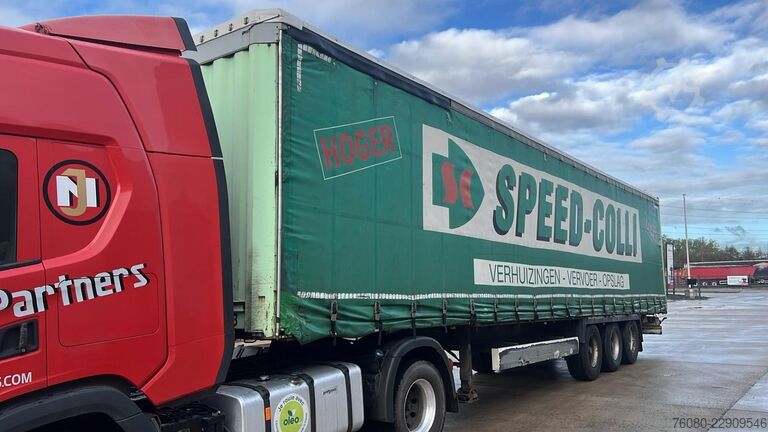 Schiebeplanen Krone SD27 (BELGIAN TRAILER / TOP CONDITION / BPW AXL...