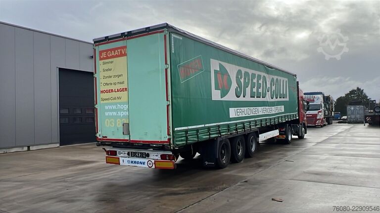 Schiebeplanen Krone SD27 (BELGIAN TRAILER / TOP CONDITION / BPW AXL...