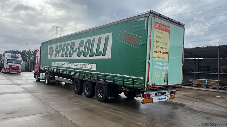 Schiebeplanen Krone SD27 (BELGIAN TRAILER / TOP CONDITION / BPW AXL...