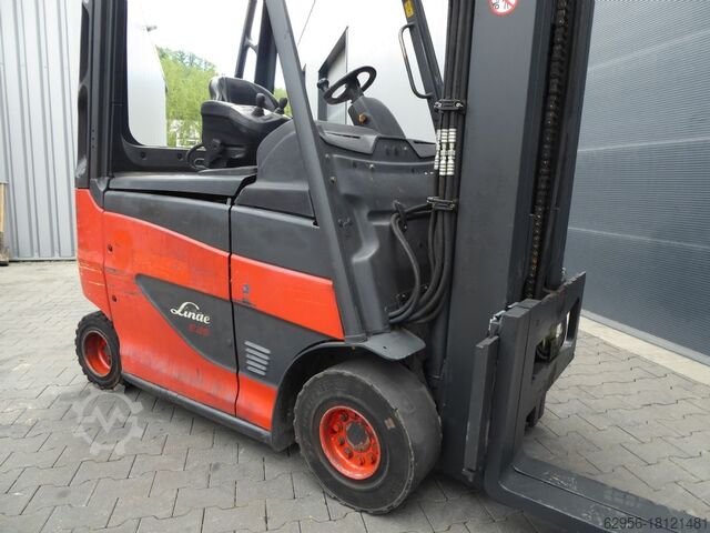 Electric 4-wheel forklift Linde E25HL-01/600