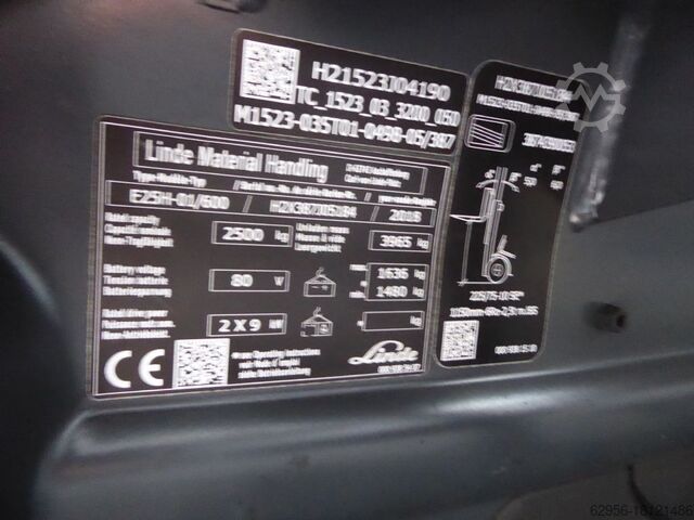 Elektro 4 Rad-Stapler Linde E25H-01/600