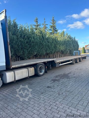 Low loader semitrailer KOTSCHENREUTHER STL324-Bereifung 215/75R17,5-Lenkachse-BPW