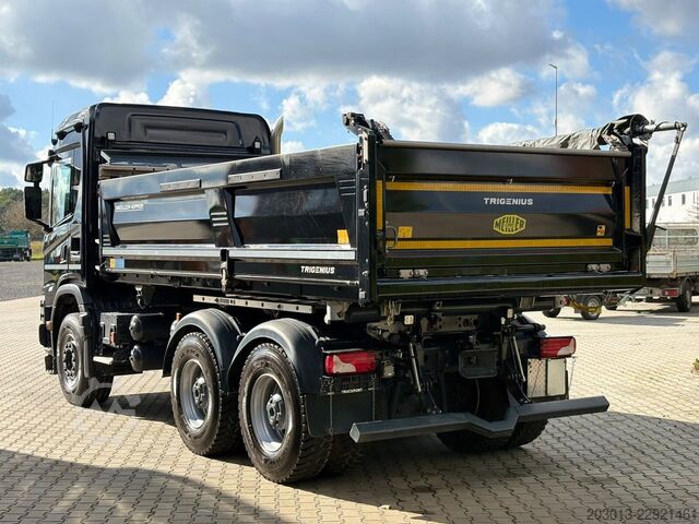 Dreiseitenkipper LKW SCANIA G460 3-Seiten-Kipper / Meiller Trigenius
