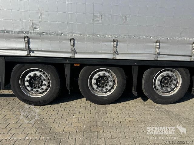 Auflieger mit Pritsche & Plane Schmitz Cargobull Curtainsider Mega