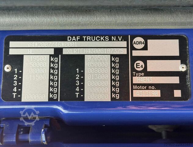 Standard tractor unit DAF XF 480 FT SSC SMART TACHO GENv2 FULL SPOILER 2x