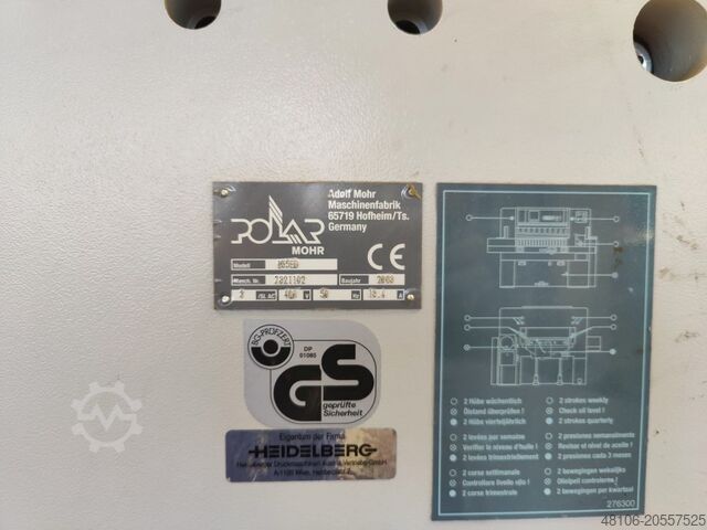 Paper cutting machine Polar Mohr 155 ED