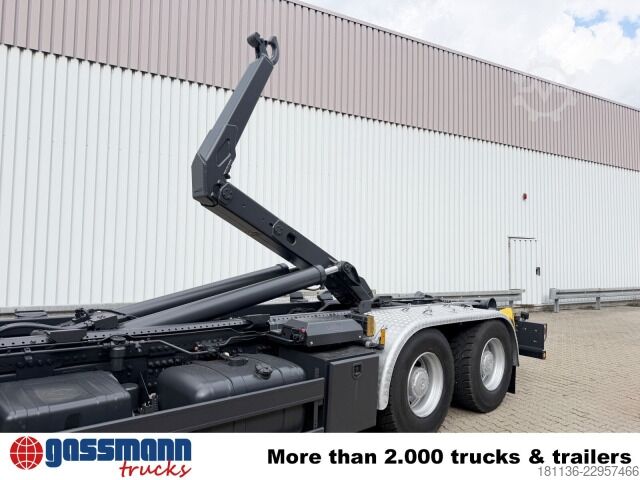 Roll-off tipper truck Mercedes-Benz Arocs 2653 LK 6x4, Retarder, Motorabtrieb, Meiller