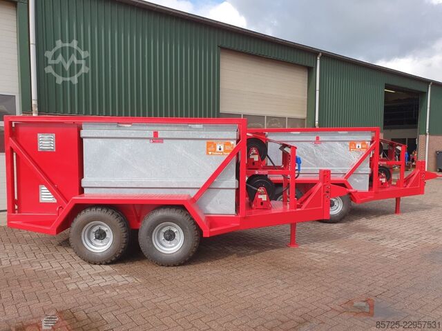 Fuel tanker  IBC Trailer brandstofwagen