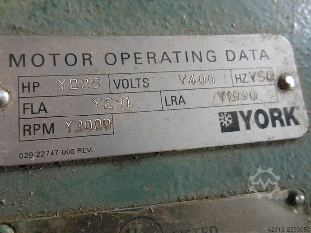 York screw compressor with motor YORK YCCG 193L