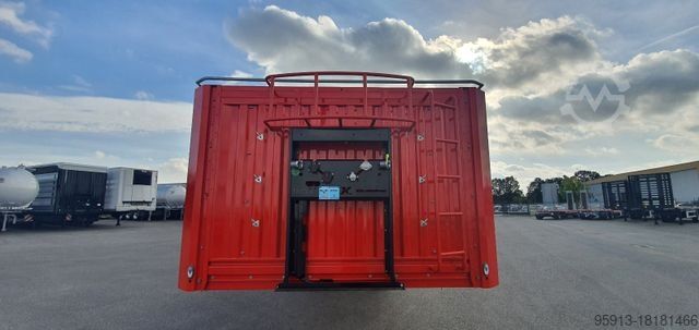 Working platform semitrailer KÄSSBOHRER Plattform Leicht MEGA SPS 3 BordwändeAUCH MIETE