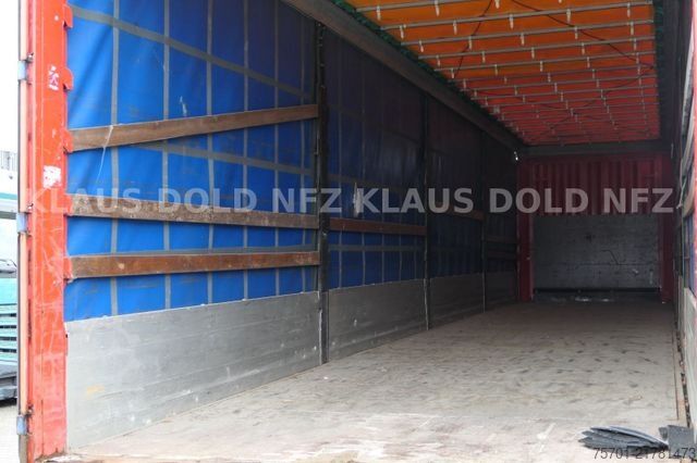 Open semitrailer with tarp KRONE SD Pritsche Plane Edscha BPW-Achsen