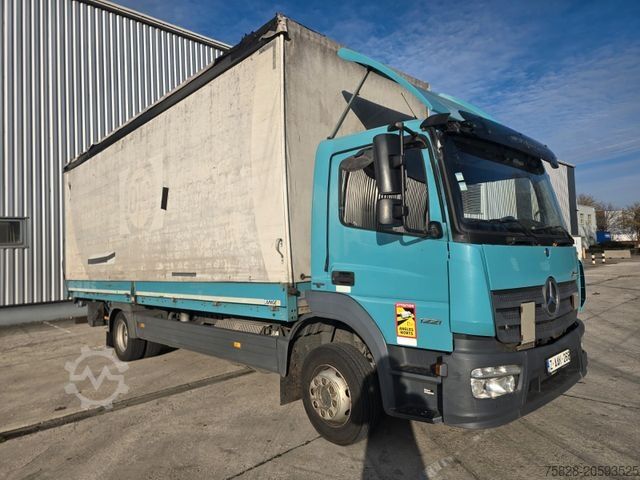 Flatbed truck with tarp MERCEDES-BENZ Atego 1221