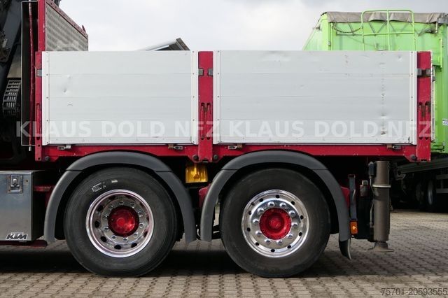 LKW mit Pritsche (offen) SCANIA R500 Pritsche Kran Palfinger Lift-/Lenkachse Eu5