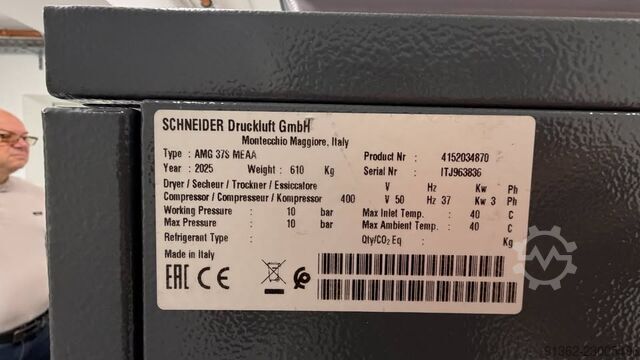Schraubenkompressor Schneider Airsystems AMG 37S MEAA