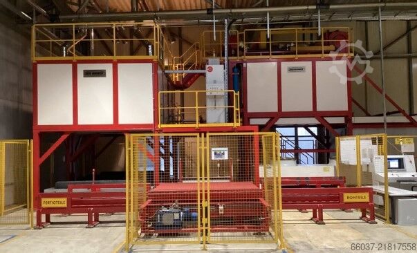 Aluminum furnace system Seco/Wawick SDBF-24.16.30/600E