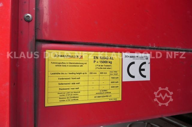 Flatbed truck with tarp RENAULT DWide 18.320 Pritsche Plane Vollluft XL-Tank LBW