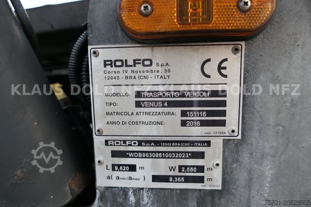 Car carrier truck MERCEDES-BENZ Actros 1848 GigaSpace Autotransp. Rolfo 2-Tanks