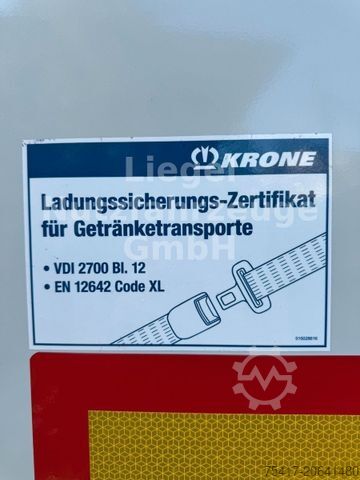 Open semitrailer with tarp KRONE Profi Liner *NEU *Vermietung*Tageszulassung