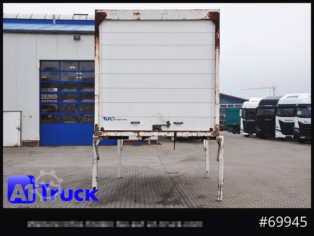 Swap body with box structure KRONE TULO Wechselbrücke Koffer, Zurrösen innen 2460mm