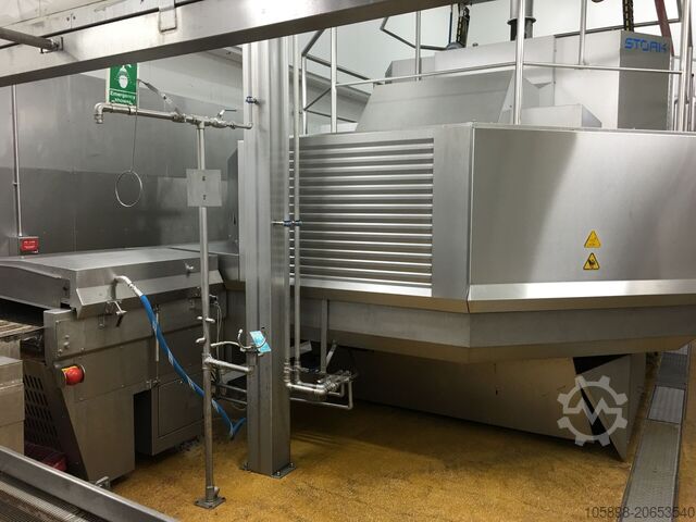 Twin spiral hot air oven Marel Stork Townsend. TSO 600/96/4 EL R