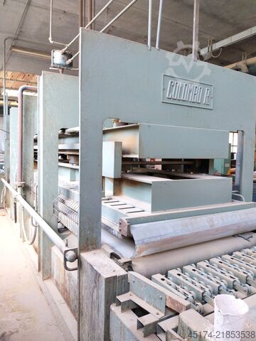 Continuous-cycle hot-pressing line COLOMBO R PCA.S