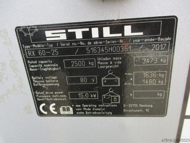 Forklift STILL RX60-25