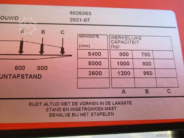 Reach truck BT RRE120M
