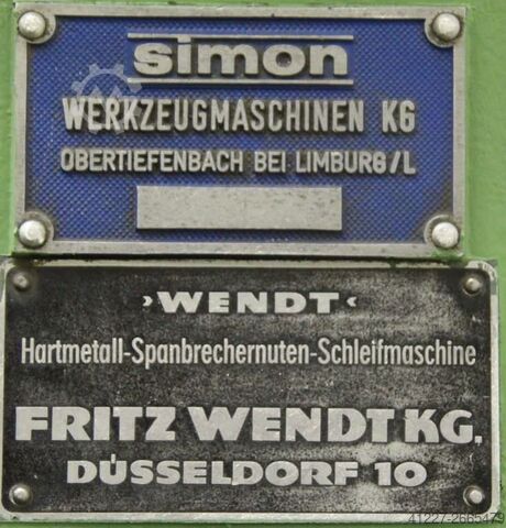 Werkzeugschleifmaschine Wendt SS60