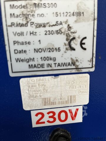 OPTIMAX TMS300 SEMI-AUTOMATIC STRAPPING Optimax TMS300