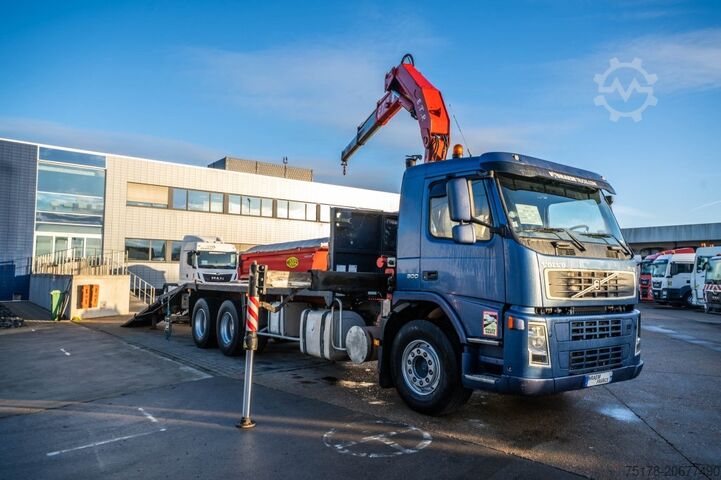 Bergungsfahrzeug VOLVO FM 300-6x2+FASSI 19t/m + 2EXT