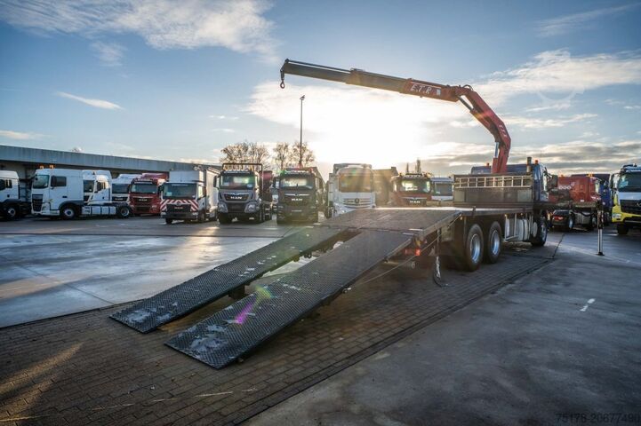 Bergungsfahrzeug VOLVO FM 300-6x2+FASSI 19t/m + 2EXT
