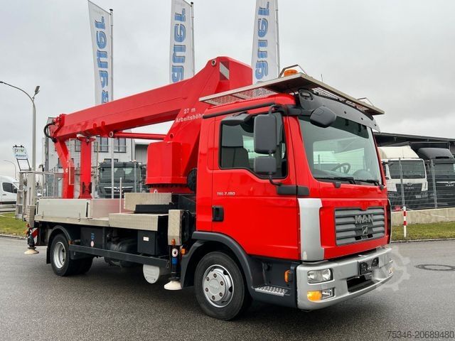 Arbeitsbühne MAN7.180/PalfingerWT270/27m/1.000Volt/TopZustand