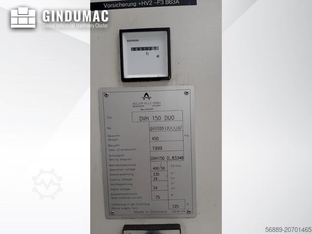 Vertikal-Drehmaschine HULLER HILLE DVH 150 Duo