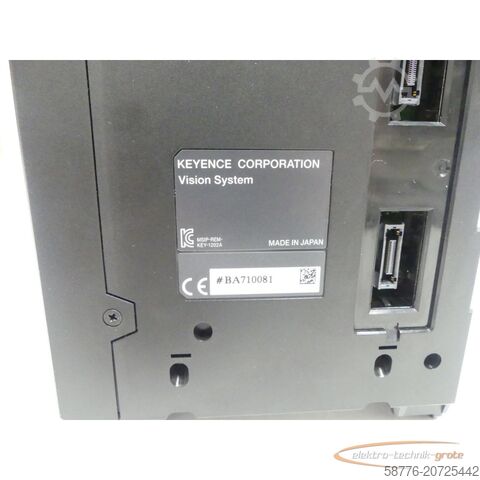 Komponente Keyence CA-E100T Vision System SN:BA710081