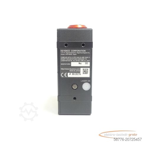 Komponente Keyence LJ-V7060 2D/3D Laser-Profilsensor / Messkopf SN:38120276