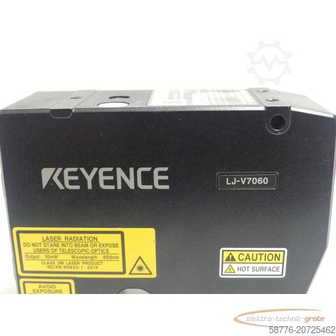 Komponente Keyence LJ-V7060 2D/3D Laser-Profilsensor / Messkopf SN:38710816