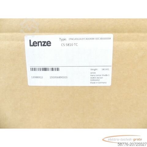 Component Lenze SDI CS 5810 TC Command Station SN:150356890005 - ! -