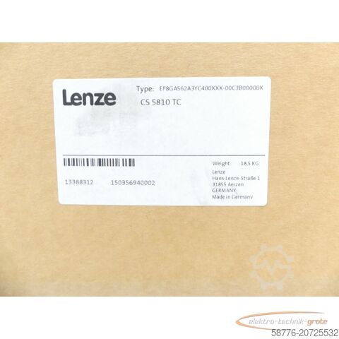 Component Lenze SDI CS 5810 TC Command Station SN:150356940002 - ! -