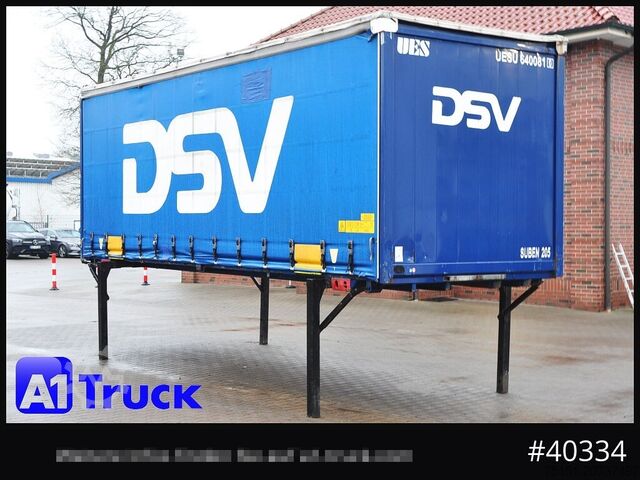 Wechselbrücke mit Pritsche & Plane KRONE 7.45 BDF Wechselbrücke, Schiebeplane