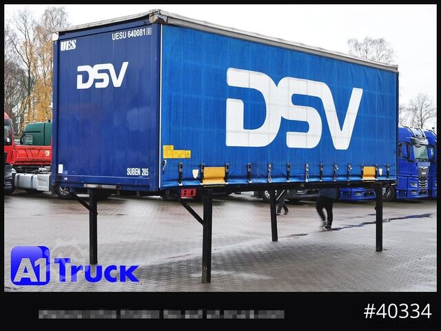 Wechselbrücke mit Pritsche & Plane KRONE 7.45 BDF Wechselbrücke, Schiebeplane