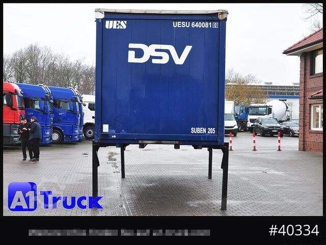 Wechselbrücke mit Pritsche & Plane KRONE 7.45  BDF Wechselbrücke, Schiebeplane