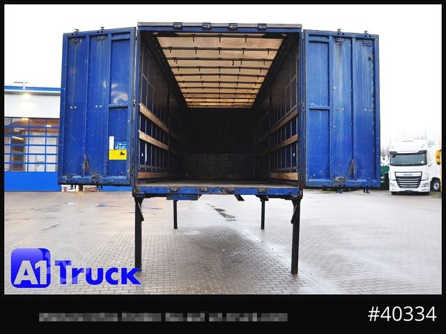 Wechselbrücke mit Pritsche & Plane KRONE 7.45  BDF Wechselbrücke, Schiebeplane